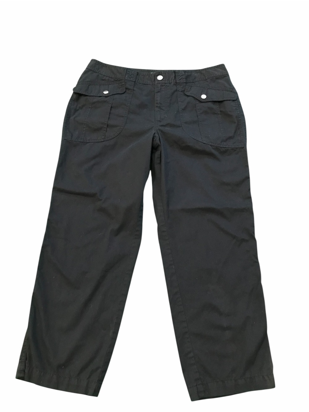 Lauren Ralph Lauren Women’s Black Cargo Utility Pants Size 12 Cotton